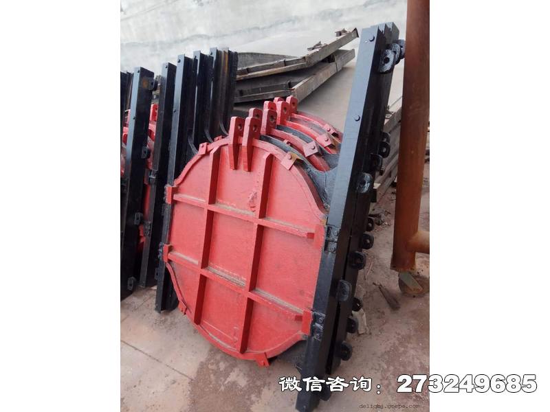 如皋排水铸铁镶铜圆闸门